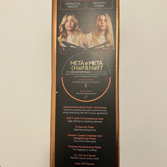 *NWT* Hair tool | Conair Infiniti Half & Half | Hair curler & straightener - Picture 3 of 3